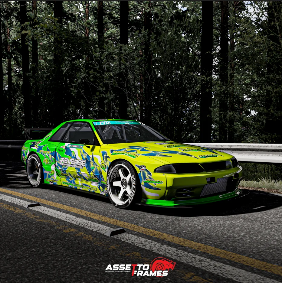 EFVD competition car on a wooded course section